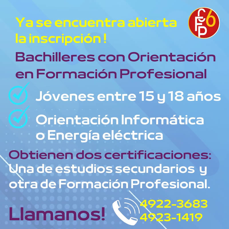 inscripcion 2023 bachilleratos